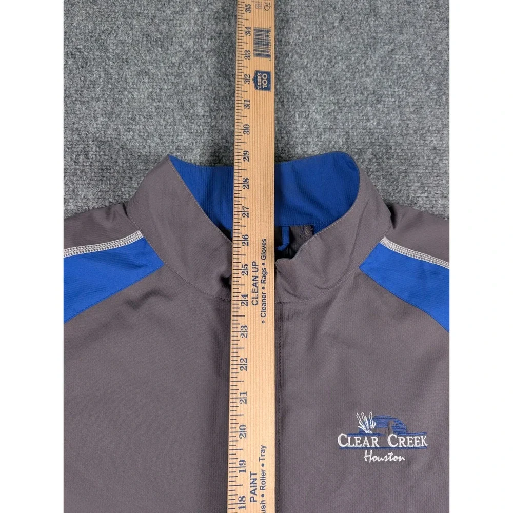 FootJoy Sport Golf Windshirt Mens‎ Medium Gray Blue Golf Performance Lightweight